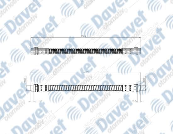 SVAC 100149 Arka Fren Hortumu Amarok 10->  ####